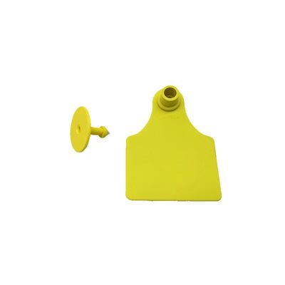 T921 New Fofia Animal Ear Tag Yellow Goat Ear Tag chất lượng cao RFID TPU Farm Cattle Horse 1.5 năm bảo hành