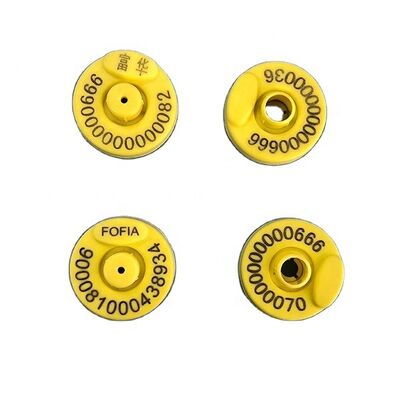 Thẻ tai tùy chỉnh điện tử dành cho gia súc Công nghệ RFID Loại FDX-B Chất liệu nhựa & TPU Mẫu ET907