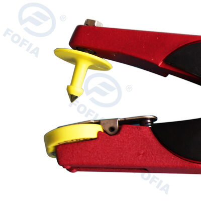 Thẻ tai tùy chỉnh điện tử dành cho gia súc Công nghệ RFID Loại FDX-B Chất liệu nhựa & TPU Mẫu ET907
