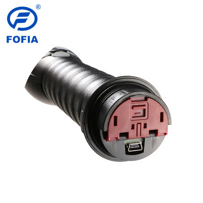 FOFIA Đầu đọc thẻ RFID PT280 chống nước 134,2kHz Nhựa PVC NLIS Úc ICAR được phê duyệt ID gia súc USB ISO 11784/5 10-20cm