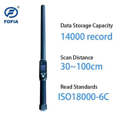FOFIA Chống Nước Tầm Xa 134.2kHz RFID Tai Đọc Thẻ ISO11784/5 Giao Thức 30-100cm Khoảng Cách Đọc PVC