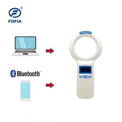 Máy đọc cầm tay nhựa PT200 RFID bền với màn hình OLED 128x64 Tiêu chuẩn ISO11784/5 Đọc tầm xa cho vật nuôi và nông nghiệp