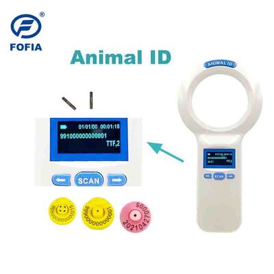 Máy đọc cầm tay nhựa PT200 RFID bền với màn hình OLED 128x64 Tiêu chuẩn ISO11784/5 Đọc tầm xa cho vật nuôi và nông nghiệp