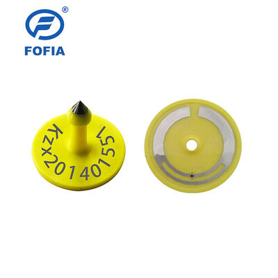 14.5mm Kích thước TPU Nhãn tai gia súc tùy chỉnh Tần số 134.2KHz