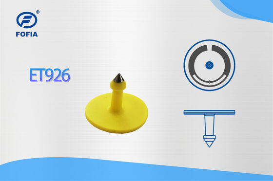 Fofia ICAR ET926 RFID chống nước TPU nhãn tai động vật FDX-B 134.2Khz EM4305 Chip Chăn nuôi bò bò lợn cừu