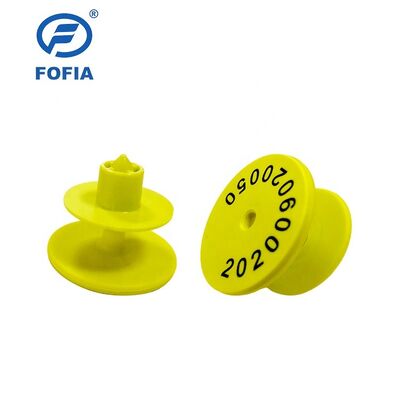 Fofia ICAR ET926 RFID chống nước TPU nhãn tai động vật FDX-B 134.2Khz EM4305 Chip Chăn nuôi bò bò lợn cừu