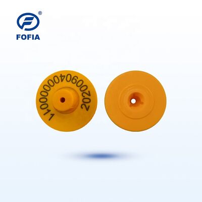 Nhãn tai UHF RFID cho gia súc Nhãn nhận dạng vi mạch nhựa bền cho bò Cừu Lợn Động vật
