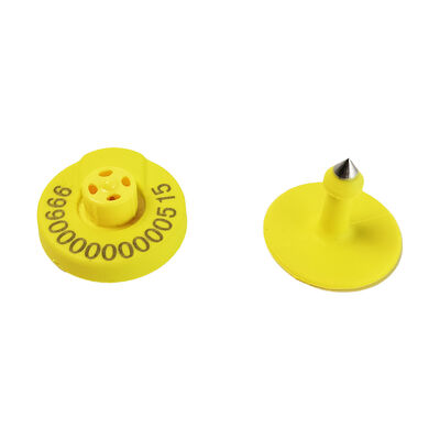 FULL ICAR Standard TPU Yellow Electronic Ear Tags Giải pháp quản lý gia súc tiên tiến