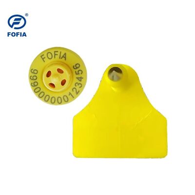 Fofia Chống Nước Kết Hợp Điện Tử Theo Dõi Động Vật Thẻ Tai Mới RFID Chất Lượng Cao TPU Laser Mã Hóa Bảo Hành 3 Năm Dê