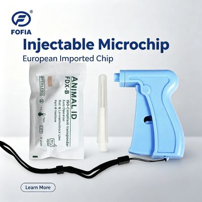 Fofia Bán chạy nhất RFID Riêng biệt và có thể tái sử dụng134.2kHz Animal ID Microchip ZS005 Sử dụng vật nuôi chống nước Tiêm Bảo hành 1,5 năm