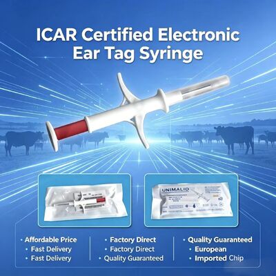 Chiếc chip microchip động vật RFID bền mới ZS006 với IP67 cho thẻ tiêm chó mèo & thú cưng