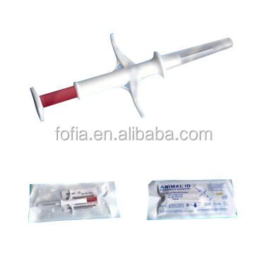 Fofia 2026 Mới Bán Chạy RFID 134.2kHz Chất Liệu PP Chip Điện Tử Nhận Dạng Động Vật Chống Thấm Nước Sử Dụng Trong Trang Trại Thú Cưng Tiêm 1.5 Năm Thẻ Tai RFID