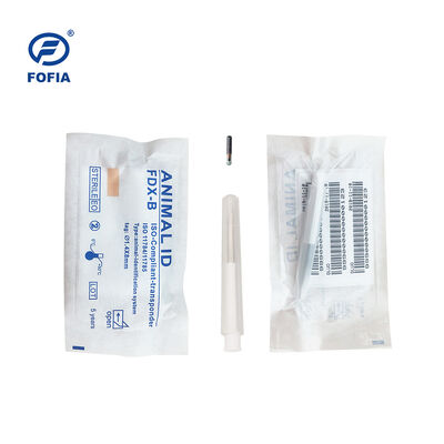 ICAR Chứng nhận Fofia 2026 Bán chạy mới RFID 134.2kHz Chó Động vật Chip ID Loại tách Nhựa ZS008 Chống nước cho Thú cưng