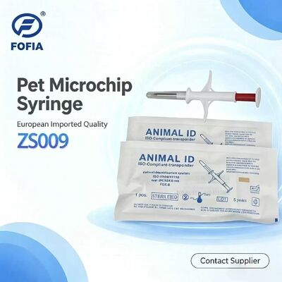 2026 Phiên bản bán chạy mới RFID 134.2kHz Chip micro cấy ghép động vật Fofia tích hợp chống nước Bảo hành 3 năm cho thú cưng