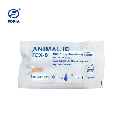 ICAR Chứng nhận Fofia 2026 Bán chạy mới RFID 134.2kHz Chó Động vật Chip ID Loại tách Nhựa ZS008 Chống nước cho Thú cưng