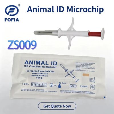 2026Hot Selling Edition Pet New RFID 134.2kHz Integrated Circuit Fofia Động vật Nhập microchip Vật liệu PP trắng Không thấm nước