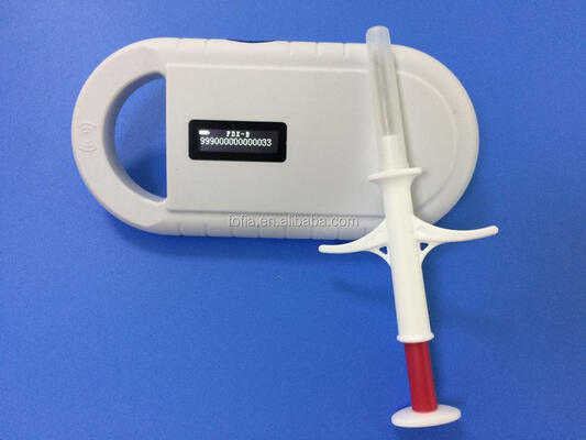 Fofia PT160 Máy Đọc Chip RFID Thẻ Động Vật Bằng Nhựa Cầm Tay 134.2kHz Màn Hình OLED Pin Lithium USB Chứng nhận CE ISO