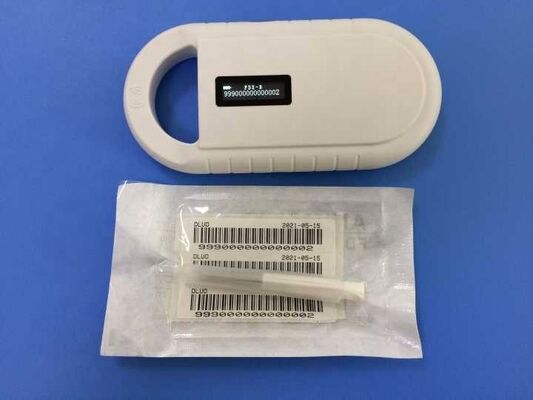 Fofia PT160 Máy Đọc Chip RFID Thẻ Động Vật Bằng Nhựa Cầm Tay 134.2kHz Màn Hình OLED Pin Lithium USB Chứng nhận CE ISO