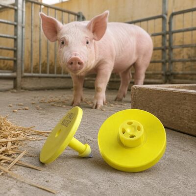 Bảo mật cao Chó gia súc tai thẻ bò bò bò động vật Plier Máy in laser nhựa