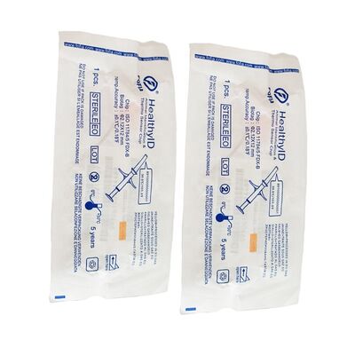 ICAR chứng nhận Fofia mới cảm biến nhiệt độ Hot Microchip RFID Bio-glass trắng HT001 Animal ID Waterproof Dog Cat Pets 1.5