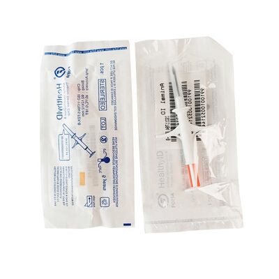 ICAR chứng nhận Fofia mới cảm biến nhiệt độ Hot Microchip RFID Bio-glass trắng HT001 Animal ID Waterproof Dog Cat Pets 1.5