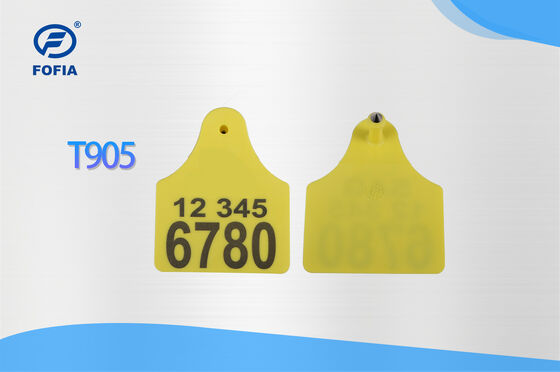 Thẻ tai động vật kết hợp ICAR T904+T905 Chất lượng cao mới Thẻ nhựa RFID TPU 70*57mm Mã hóa Laser Bảo hành 3 năm Theo dõi động vật