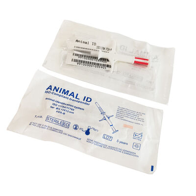 Fofia bền New bán nóng RFID 134.2kHz PP vật liệu ID chó Microchip chống nước trang trại sử dụng vật nuôi tiêm 1,5 năm