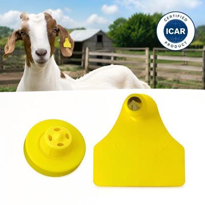 Fofia ET957+T967 Cừu dê Sở chăn nuôi Sản phẩm kết hợp Sản phẩm chăn nuôi theo dõi điện tử Nhãn tai mới chất lượng cao RFID TPU Laser Coding 3