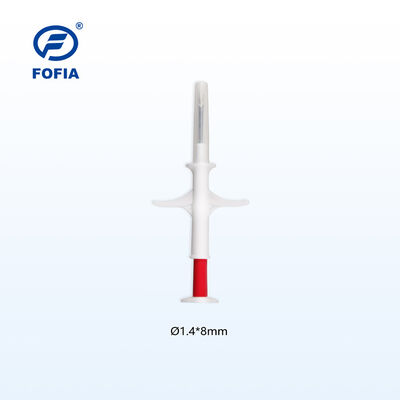 FOFIA ZS007 RFID 134.2kHz Microchip động vật FDX/EM4305 Chip IP67 Kiểm soát nước Chăn nuôi vật nuôi Ứng dụng bơm nhựa mới 1.5