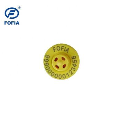 Thẻ tai điện tử Fofia chống nước bền bỉ cho cừu dê, thẻ theo dõi động vật trang trại mới, chất lượng cao RFID TPU Plastic Laser
