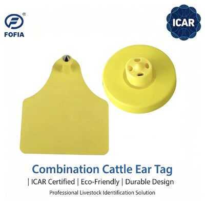 Thẻ tai RFID TPU tùy chỉnh mới của FOFIA cho trang trại dùng trên cừu, dê, bò, lợn, thỏ