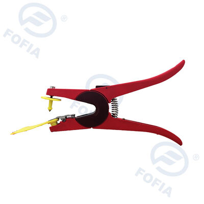 FOFIA mới kim loại nhôm hợp kim trang trại động vật tai thẻ ứng dụng bộ mã hóa laser bò lợn cừu ngựa 3 tháng bảo hành