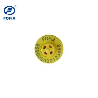 ICAR Certificated Fofia ET957 T967 RFID Electronic Animal Tracking Ear Tag TPU Laser Coded Goat Sheep Farm