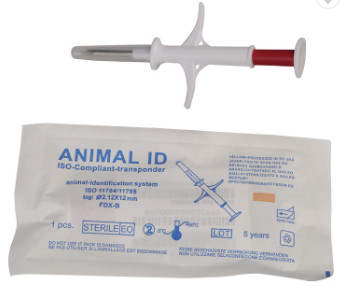 Chống sốc RFID Transponder Tag Đọc phạm vi 3-10 Cm Cấy ghép cho chó Mèo Microchip Tracker