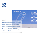 Máy quét vi mạch RFID động vật LF 134,2khz Cầm tay với pin Lithium