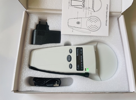 Máy quét chip động vật cầm tay / người đọc cho thẻ tai tần số 134.2khz