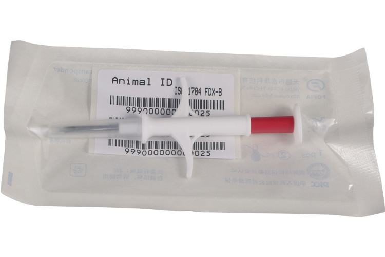 2.12 * 12 mm Pet ID Microchip để theo dõi chó, Bộ tiếp sóng tiêm tiêu chuẩn ISO11784/5