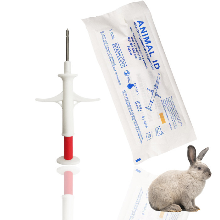 Bộ tiếp sóng dạng tiêm ICAR Animal ID Microchip 134.2KHz Chip nhận dạng để theo dõi chó