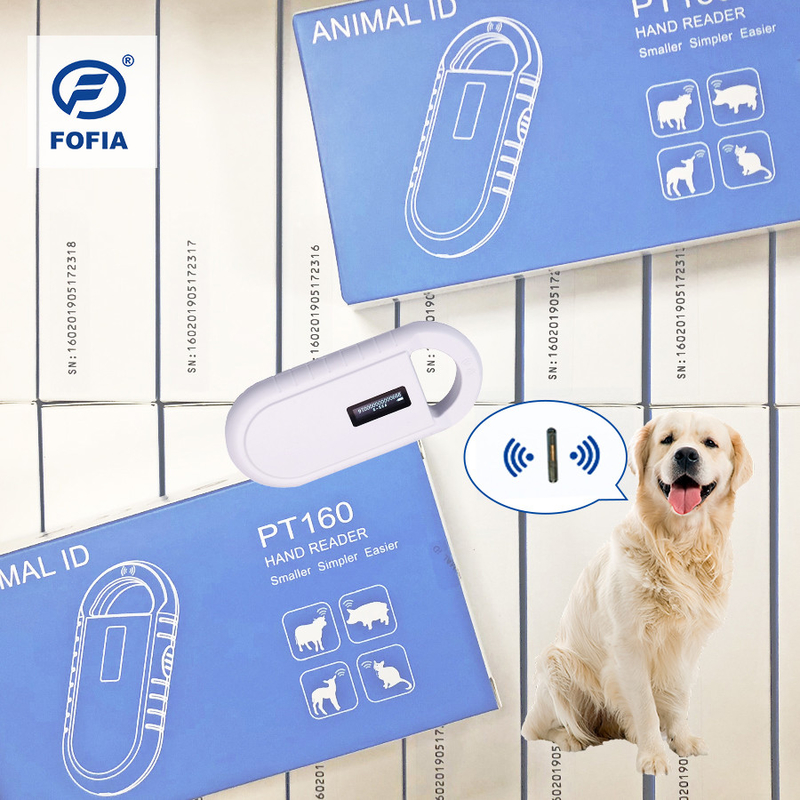 Máy quét microchip động vật Máy quét cầm tay RFID Công cụ hoàn hảo để xác định và theo dõi nhu cầu vật nuôi