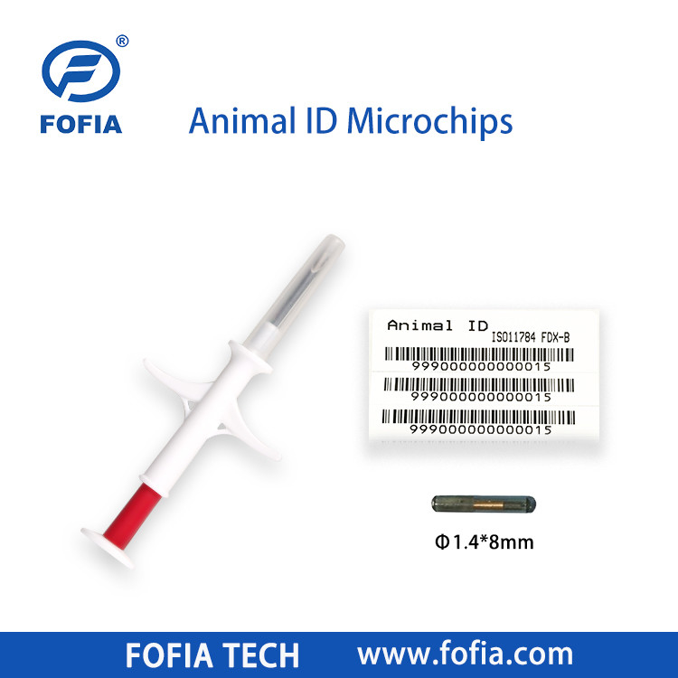20 năm hiệu suất Rfid Chip động vật Pet Id Microchip tiêm cho động vật với ống tiêm