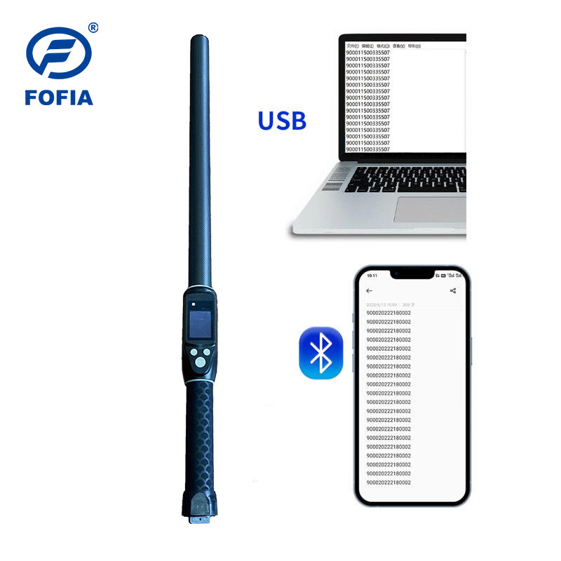 Tùy chỉnh ISO FDX-B HDX 30.000 Records Đọc RFID cầm tay cho gia súc