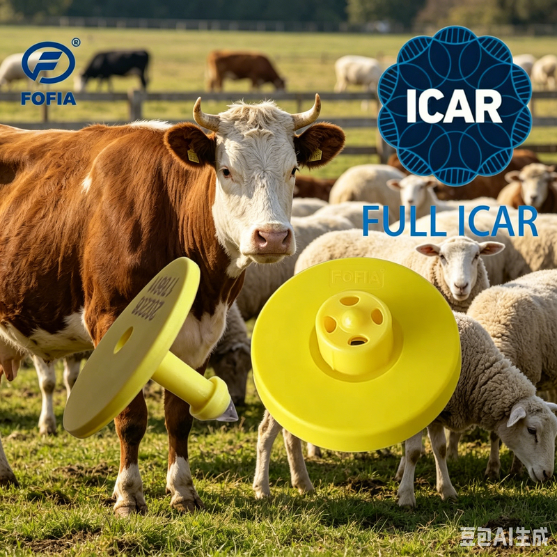 Nhãn tai điện tử bền cho việc theo dõi gia súc phù hợp cho việc xác định và theo dõi gia súc, cừu và dê