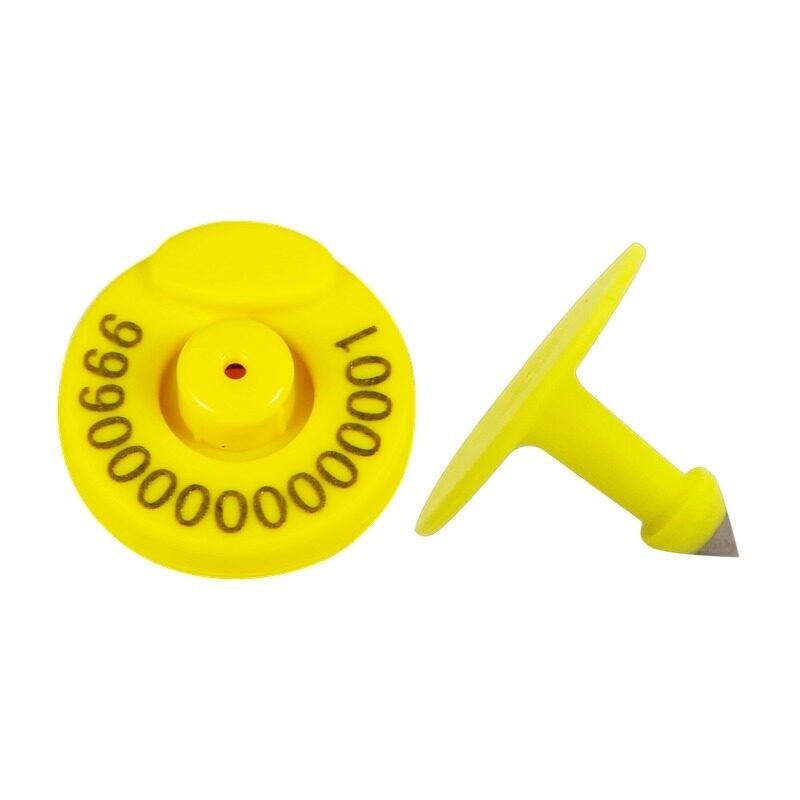 New FDX Low-Frequency Electronic Ear Tag RFID Animal Tag Full-Duplex Lợn bò miệng mở/khép