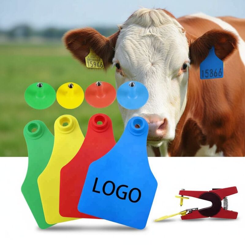 Thẻ tai động vật T921 mới màu vàng RFID TPU chất lượng cao để sử dụng cho gia súc trong trang trại