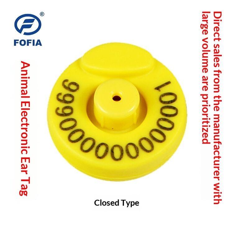 Tiêu chuẩn rung động IEC 68-2-6 mới Nhãn tai RFID nhựa cho chăn nuôi gia súc với nhận dạng an toàn và chính xác