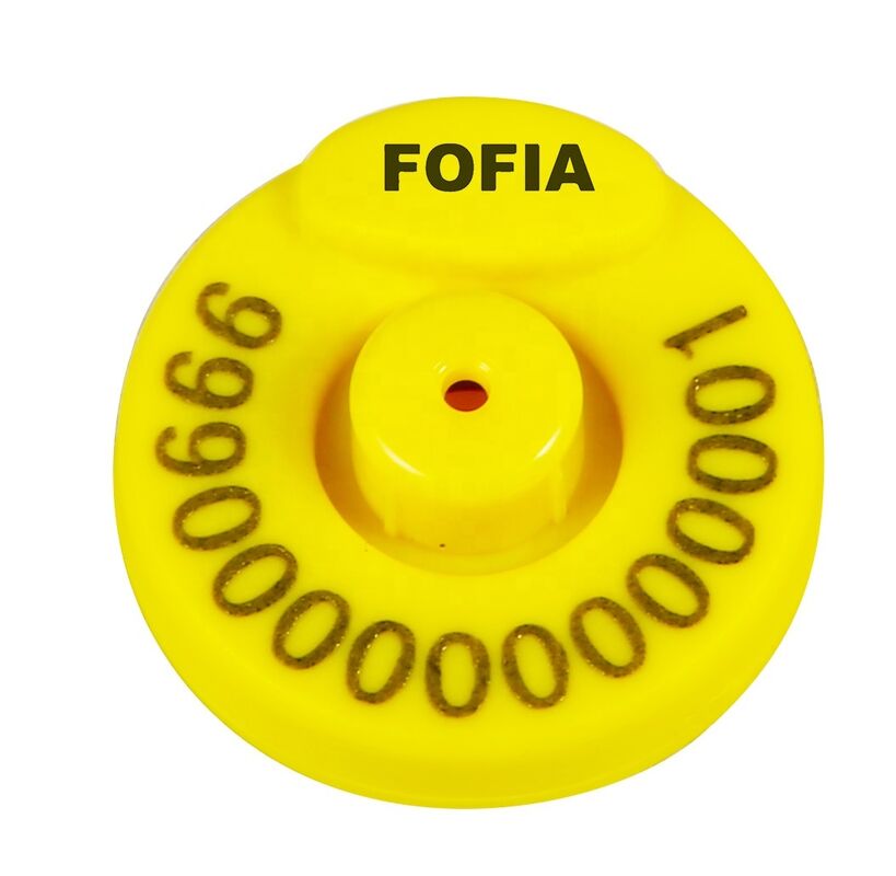 Thẻ tai RFID điện tử được chứng nhận ICAR đầy đủ của FOFIA dành cho vật nuôi