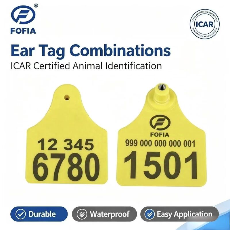 Thẻ tai bò TPU tách đôi chất lượng cao, tình trạng mới, dành cho ngành chăn nuôi