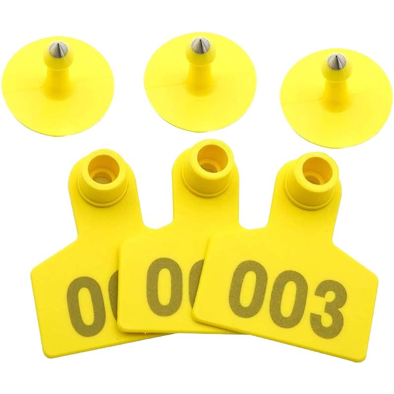 FOFIA mới chống nước TPU RFID T904+T901 thẻ tai cho gia súc Chăm sóc động vật nông nghiệp với 3 tháng bảo hành