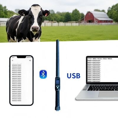 PT290 LF RFID Stick Reader∙ 134.2KHz Bluetooth Handheld Scanner Với giao thức ISO11784/5 FDX-B Và HDX USB Bluetooth Interface