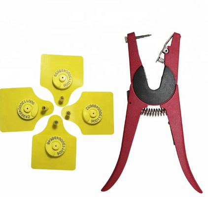 Ứng dụng thẻ tai vật nuôi phổ biến cho gia súc Bò đỏ Con bò lợn Con dê Con cừu Con chiên Đỏ